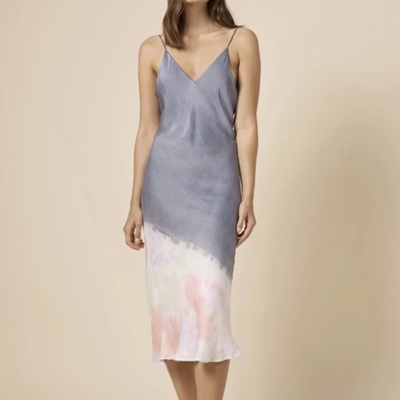 BIAS MIDI DRESS - Picture 1 of 7